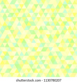 Multicolored seamless background. Triangle wallpaper of the surface. Light colors. Pattern for polygraphy, t-shirts and textiles. Pretty texture. Doodle for design. Greeting cards