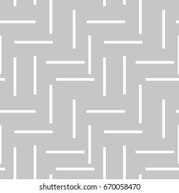 Multicolored seamless pattern with different figures. Vector abstract chaotic texture with geometrical shapes. Simple figures background.