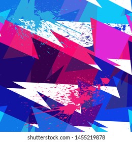 Multicolored seamless pattern. Urban design.