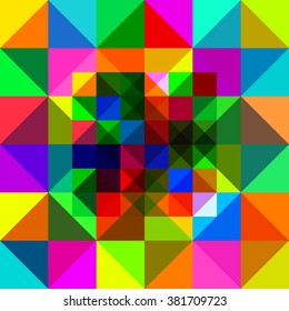 Multicolored seamless pattern. Vector illustration.