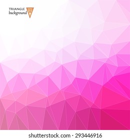 multicolored shiny polygon, triangle, background, low poly, vector illustration.