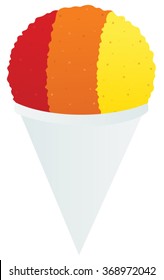 Multicolored Snow Cone