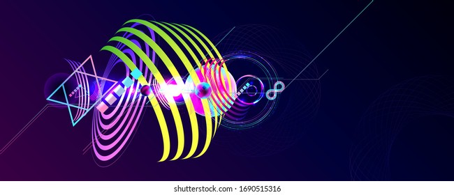 Multicolored space bubbles 3d cluster pastel shades decorative balls abstract vector illustration pearls new trendy