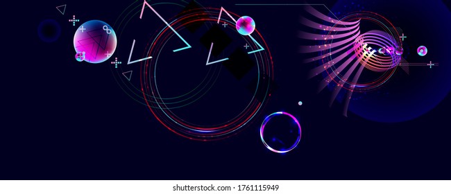 Multicolored space bubbles 3d cluster pastel shades decorative balls abstract vector illustration pearls new trendy