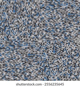 Multicolored Spherical 3D Pattern Seamless Background