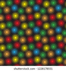 Multi-colored spiral. Bright seamless texture.