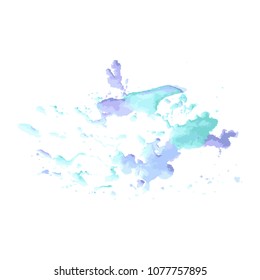 multicolored spots watercolor texture for design