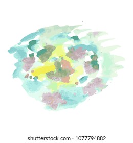 multicolored spots watercolor texture for design