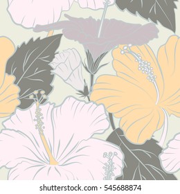 Multicolored spring floral background. The elegant the template for fashion prints. Vector cute pattern in small multicolor flower. Small colorful flowers. Illustration on beige background.
