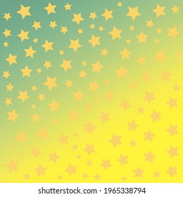 Multicolored stars on an abstract gradient background,