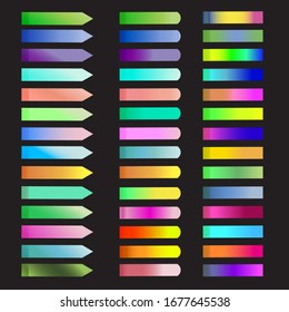 multi-colored sticker on a black background