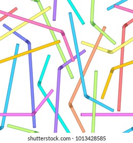 Multicolored straws pattern/Sipper background