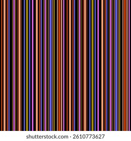 Multicolored striped background, seamless vector pattern for wallpaper, textile print, packaging.