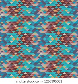 Multicolored striped geometric dynamic shapes pattern. Abstract surreal seamless vector background. Modern design element vintage-inspired color texture illustration. Graphic backdrop vintage style