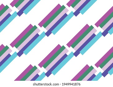 Bandas multicolores. Textura sin inconvenientes. Para envolver papel y tela.