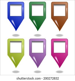 Multi-colored symbols for texts and search.