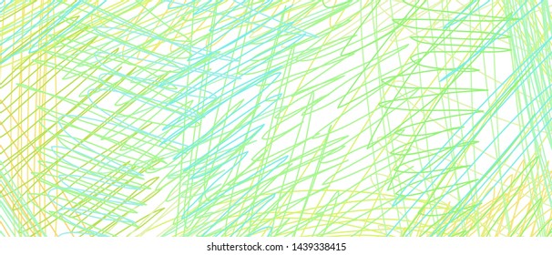 Multicolored tangled pattern. Abstract chaotic texture. Background with lines and waves. Art creation