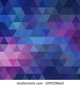 Multicolored triangles. Creative geometric illustration in origami style. Design for business, template for the brand.