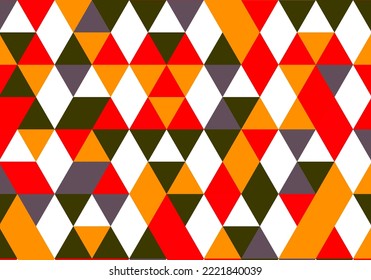 Multicolored triangles tils abstract background vector illustration vector
