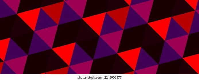 Triángulos multicolores tils ilustración vectorial de fondo abstracto vectorial