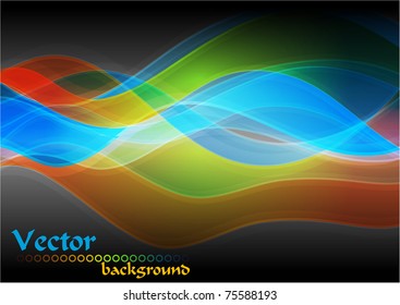Multicolored vector abstraction. Eps 10