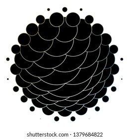 Multicolored vector background with circles. Abstract decorative design in gradient style with bubbles. Pattern for business ads.