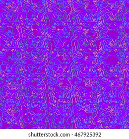 multi-colored vector festive pattern on a blue background. Can be used in wrapping. color festive pattern.
