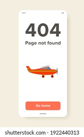 Multicolored vector icon of kids plane, side view