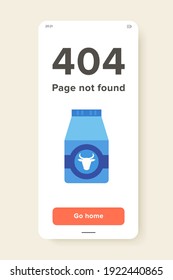 Multicolored vector icon of milk carton with cow head picture