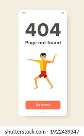 Multicolored vector icon of standing man doing yoga