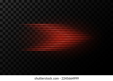Ilustración vectorial multicolor de la luz solar, la velocidad, el efecto luz. Líneas claras. Elemento de diseño.