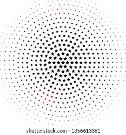Multi-colored vector layout with bright stars. Modern geometric abstract illustration with stars. Pattern for new year ad, booklets.