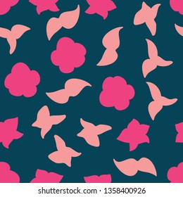 multicolored vector patterns flower theme