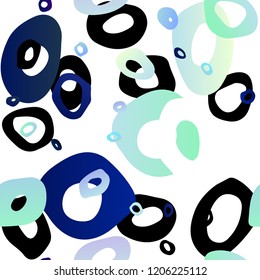 multi-colored vector seamless backdrop with dots, spots. Colorful illustration with blurred circles in nature style. Design for textile, fabric, wallpapers.