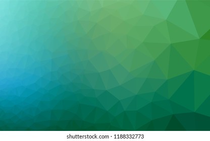 Multicolored vector shining hexagonal pattern. Shining illustration, which consist of triangles. A completely new template for your business design.