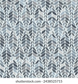 Multicolored vertical braid on a white background. Abstract geometric retro style with wavy segmented stripes. Seamless repeating pattern.