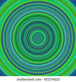 Multicolored vibrant circles pattern. Vector illustration.