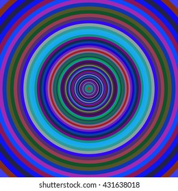 Multicolored vibrant circles pattern. Vector illustration.