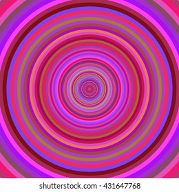 Multicolored vibrant circles pattern. Vector illustration.