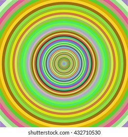 Multicolored vibrant circles pattern. Vector illustration.