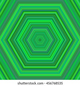 Multicolored vibrant hexagon pattern. Vector illustration.