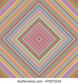 Multicolored vibrant rhombus pattern. Vector illustration.