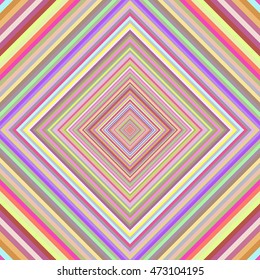 Multicolored vibrant rhombus pattern. Vector illustration.