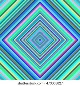 Multicolored vibrant rhombus pattern. Vector illustration.