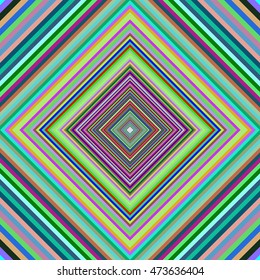 Multicolored vibrant rhombus pattern. Vector illustration.