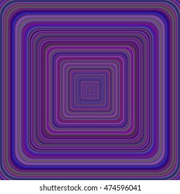 Multicolored vibrant rounded square pattern. Vector illustration.