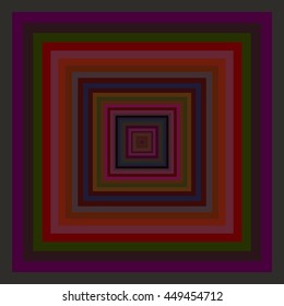 Multicolored vibrant square pattern. Vector illustration.