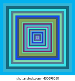 Multicolored vibrant square pattern. Vector illustration.