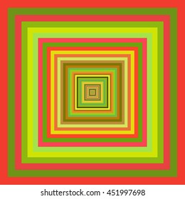 Multicolored vibrant square pattern. Vector illustration.