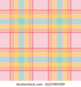 Patrón de cuadros de otoño vintage multicolor - diseño de tela de cuadros de tartán sin costuras para textiles, moda y fondos digitales